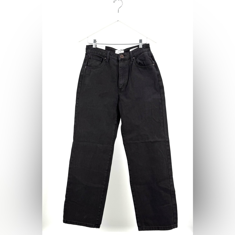 Cotton-On Black Loose Straight Jean Graphite Black Size 8 US